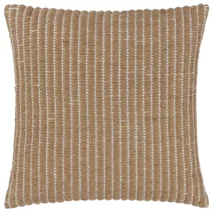 Yard Weavers Woven Striped Polyester Filled Cushion