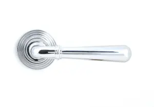 From The Anvil Polished Chrome Newbury Lever on Rose Set (Beehive) - Unsprung