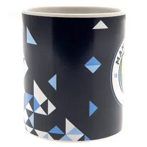 Manchester City FC Particle Mug Navy/Blue (One Size)