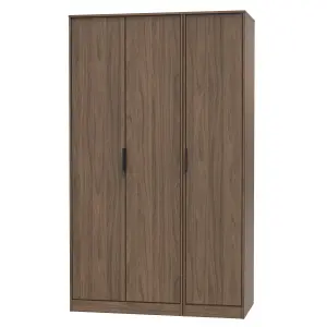 Fuji 3 Door Wardrobe in Carini Walnut (Ready Assembled)