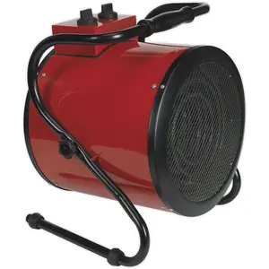 9000W Industrial Electric Fan Heater - 2 Heat Settings - Thermostat Control