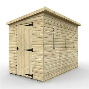 12ft x 8ft (3550mm x 2350mm) Horsforth Elite Pressure Treated Shiplap Pent Bar Shed