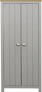 Lexington Two Door Wardrobe - Grey