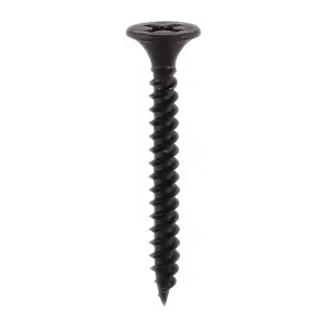 TIMCO Drywall Fine Thread Bugle Head Black Screws - 3.5 x 55