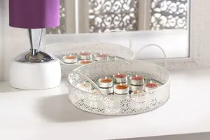 URBNLIVING Set of 18 Oriental Garden Scented Tea light Candles