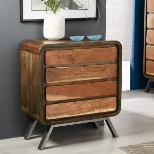 Lava Solid Wood 4 Drawer Chest