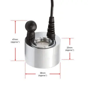 SPARES2GO Glass Opti-Myst Heater Disk Transducer compatible with Dimplex Electric Wall Fire