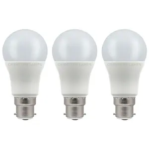 Crompton Lamps LED GLS 11W B22 Cool White Opal (75W Eqv) (3 Pack)