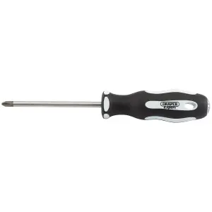 Draper Cross Slot Soft Grip Screwdriver, No.2 x 100mm 34992