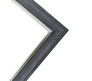 Scandi Charcoal Grey Frame with Dark Grey Mount for Image Size 12 x 8 Inch