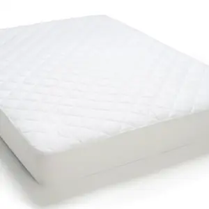 Just So Home 100% Pure All Cotton Cover and Fill Quilted Mattress Protector (Double)