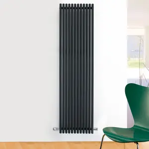 Ximax Supra SU180047A Anthracite Vertical Designer 4498BTU Radiator, (W)470mm x (H)1800mm