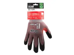 Scan NJC3258DQ Nitrile Palm Cut F Gloves - L (Size 9) SCAGLOCUTFL