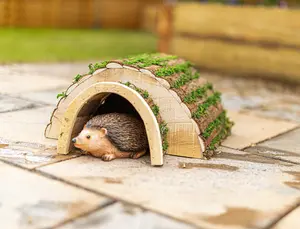 Wooden Hedgehog house Garden Shelter