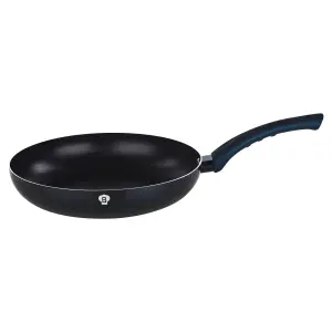 BLAUMANN 24cm Frying Pan - 1.6L Aquamarine Cookware Frying Grill Pots Pan Saucepan Casserole Soft Touch Handle Lid