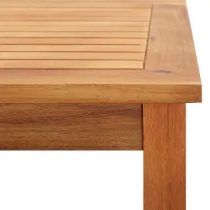 Berkfield Garden Coffee Table 60x60x36 cm Solid Acacia Wood