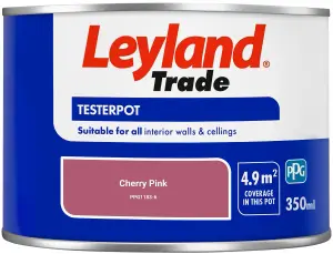 Leyland Trade Vinyl Matt Walls & Ceilings Emulsion Paint Cherry Pink (PPG1183-6) 350ml Tester