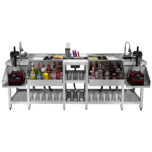 KuKoo Compact Twin Cocktail Bar Station