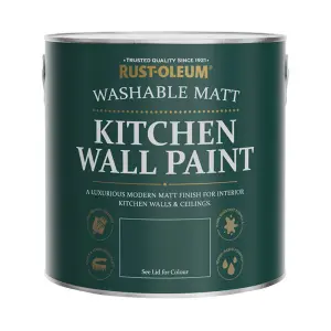 Rust-Oleum Ink Blue Matt Kitchen Wall Paint 2.5l