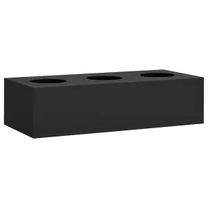 Berkfield Office Cabinet with Planter Box Anthracite 90x40x125 cm Steel