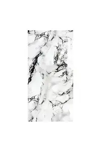 Marble Look Tile Stickers, Self Adhesive Wall Decals Backsplash Home Decor, Easy Application H 60 x W 30 x T 0.2cm