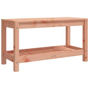 Berkfield Garden Bench 82.5x35x45 cm Solid Wood Douglas