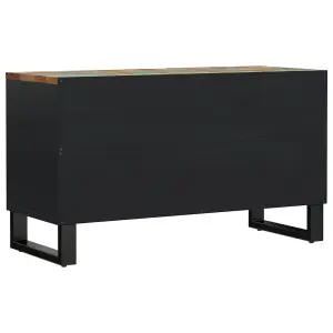 Berkfield TV Cabinet 80x33x46 cm Solid Wood Reclaimed&Engineered Wood