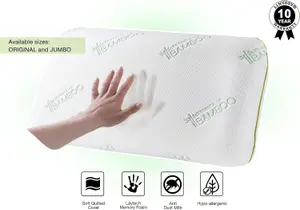 Jumbo Bamboo Memory Laytech Foam Pillow with Bamboo Cover