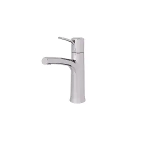 Nes Home Modern Deck Mounted Polished Chrome Bathroom Basin Mono Mixer Tap