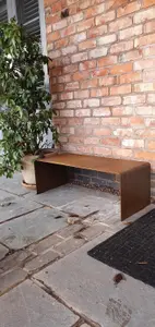 corten steel bench , garden bench , steel bench , indoor bench