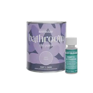 Rust-Oleum Mineral Grey Matt Bathroom Tile Paint 750ml