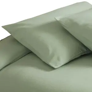 Belledorm Brushed Cotton Housewife Pillowcase (Pair) Green Apple (One Size)