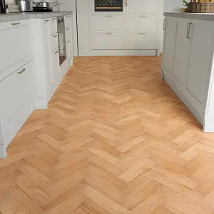 Luxury Flooring Elmham Herringbone Oak - Oiled Engineered Wood - 80 x 300 x 10/3 - 0.96m2 