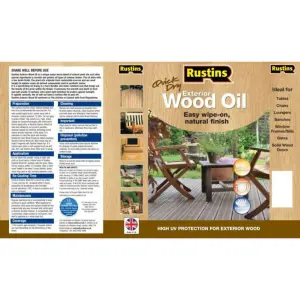 Rustins Exterior Wood Oil 1 litre