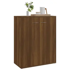 Aatish 60 Cm Wide Sideboard Brown Oak