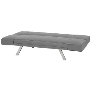 Beliani Traditional Sofa Bed BRISTOL Light Grey