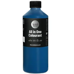 Scratch Doctor All In One Leather Colourant, Leather Dye, Leather Paint 500ml Blue