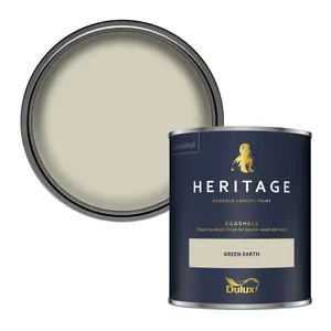 Dulux Trade Heritage Green Earth Eggshell Wall paint, 750ml