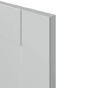 GoodHome Ashmead Matt dove grey Shaker Highline Cabinet door (W)600mm (H)715mm (T)16mm