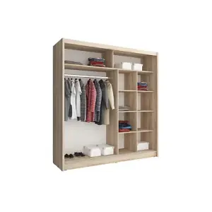 Maya 01 Sliding Wardrobe Compact Elegance with Customizable Storage