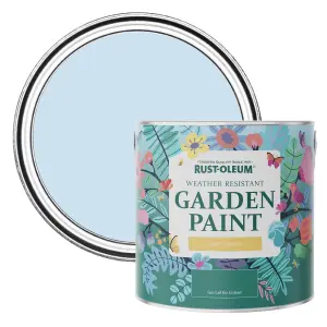 Rust-Oleum Powder Blue Matt Garden Paint 2.5L