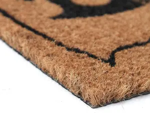 Coco & Coir Door Mat Indoor Funny Cat Design Entrance Welcome Mat 45cm x 75cm CAT LOVE