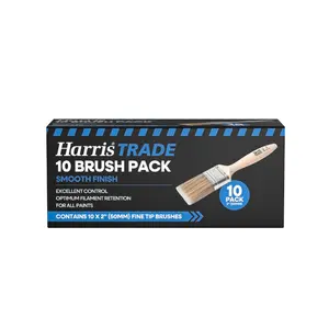 Harris Trade 2" Fine tip Comfort Paint brush, Pack of 10