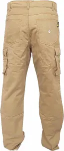 SSS Mens Work Trousers Cargo Multi Pockets Work Pants, KHAKI, 34in Waist - 32in Leg - Regular