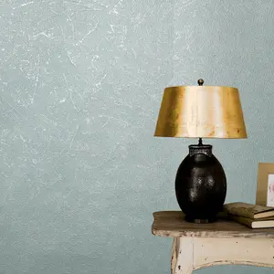 Galerie Perfecto 2 Turquoise Scratched Texture Textured Wallpaper