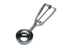 KitchenCraft Classic Deluxe Stainless Steel Ice Cream Scoop - 6.2cm (62mm)