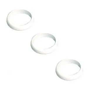 Sear Plastic Bangle Loop Balloon Weight White (One Size)