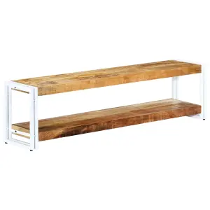 Berkfield TV Cabinet  150x30x40 cm Solid Mango Wood