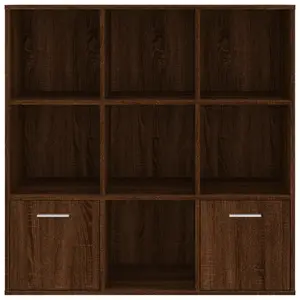 Arundhati Bookcase Oak / 98cm H x 98cm W x 30cm D