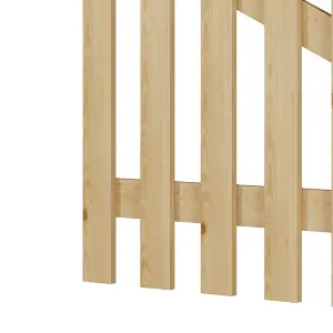 Outdoor Picket Fence Gate Entrance for Gardens, Yards, and Patios W 120cm H 90cm